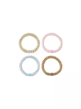 KKNEKKI | Elastici per capelli, confezione da 4, BUNDLE 13 | beige